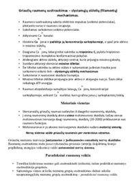 Raumenų susitraukimo ir atsipalaidavimo mechanizmai 2