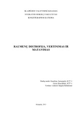 Raumenu atrofijos tyrimas ir vertinimas 1