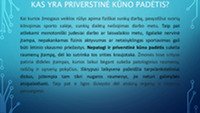 Priverstinė kūno padėtis ir statinė raumenų veikla 2