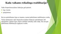 Vaikų reabilitacija skaidrės 3