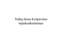 Vaikų ūmus kvėpavimo nepakankamumas 1
