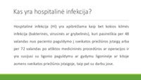 Hospitalinės infekcijos ir jų prevencija 3