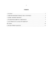 Medicininis ir psichologinis mirties aspektai 2