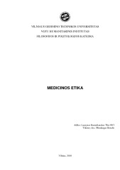 Medicinos etika 1