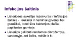 Toksinė infekcija listeriozė 3