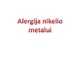Alergija nikelio metalui