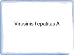 Hepatitas A skaidrės 1