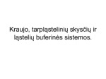 Kraujo, tarpląstelinių skysčių buferinės sistemos 1