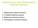 Kraujo, tarpląstelinių skysčių buferinės sistemos 2