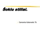 Šokiu stiliai prezentacija