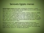 Egipto menas skaidrės 2