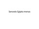 Senovės Egipto menas skaidrės