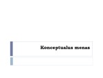 Konceptualus menas skaidrės 1