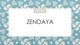 Aktorė Zendaya
