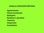 Augalų apsaugos metodai 1