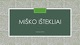 Miško ištekliai