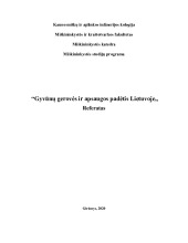 Gyvūnų gerovės ir apsaugos padėtis Lietuvoje 1
