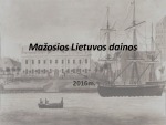 Mažosios Lietuvos dainos 1