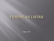 Ferencas Listas skaidrės