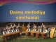 Dainų melodijos savitumas 