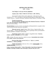 Renesanso muzika XIV - XVI a. 1