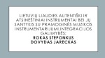 Lietuvių liaudies autentiški ir atsineštiniai instrumentai 1