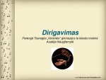 Dirigavimas 1