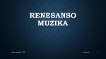 Renesanso muzika prezentacija 1