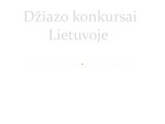 Džiazo konkursai Lietuvoje 1