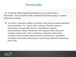 Etnomuzikos reikšmė vaiko meniniame ugdyme 3