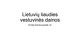 Lietuvių liaudies vestuvinės dainos