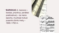 Baroko epochos muzika skaidrės 2