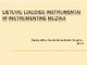 Lietuvių liaudies instrumentai ir instrumentinė muzika
