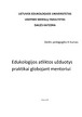 Edukologijos praktika globojant mentoriui