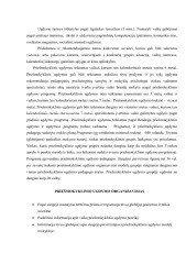 Ikimokyklinio ugdymo tikslas ir uždaviniai 2