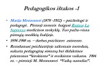 Marijos Montessori pedagogika 3