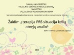 Žaidimu terapija prs situacija 1