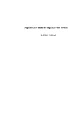 Nepamokinės ugdymo formos 1