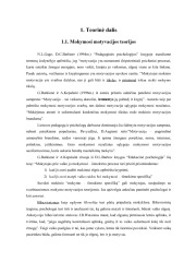 Ugdymo metodai įtakojantys mokymosi motyvaciją pradinėje mokykloje 2