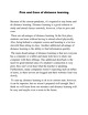 Distance learning, essay