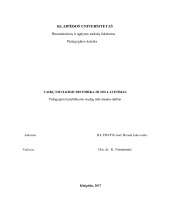 Vaikų smulkioji motorika ir jos lavinimas 1