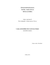 Vaikų kūrybiškumo ugdymas šokiu 1