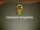 Lietuvos krepšinis skaidrės