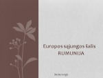 ES šalis Rumunija 1