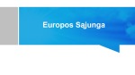 Europos Sąjunga ir jos reikšmė 1
