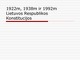 1922m, 1938m ir 1992m Lietuvos Respublikos Konstitucijos