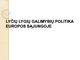 Lygių lyčių politika