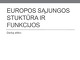 Europos Sąjungos struktūra ir funkcijos