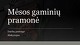Mėsos gaminių pramonė
