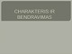 Charakteris ir bendravimas skaidrės